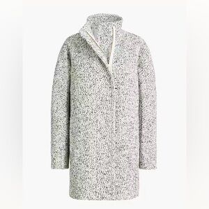 J Crew Gray Boucle Tweed Coat